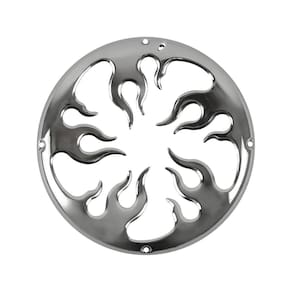 Tela Fire De Ferro Cromada Tuning Caixa Sub 10