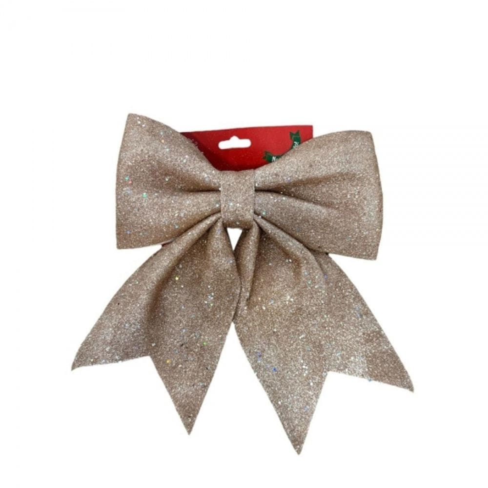 Enfeite De Natal Laço Grande 37cm Un Multiart