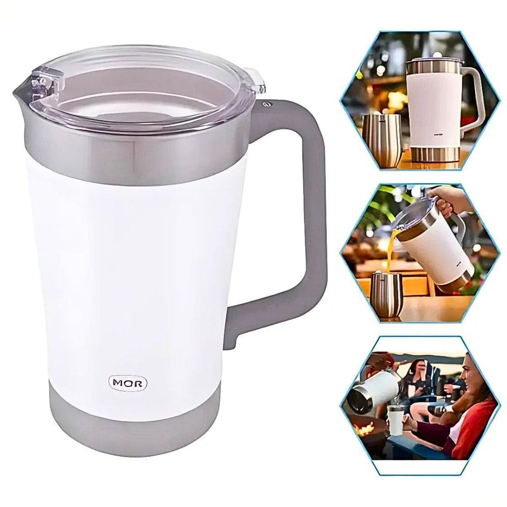 Jarra Térmica Inox Jug Branca 1,9L 8840 - Mor