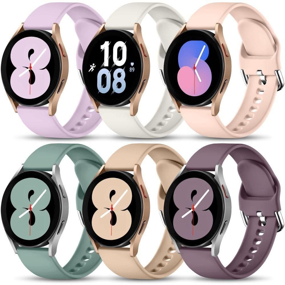 6 Pulseiras Silicone P- Samsung Galaxy Watch (p-m)