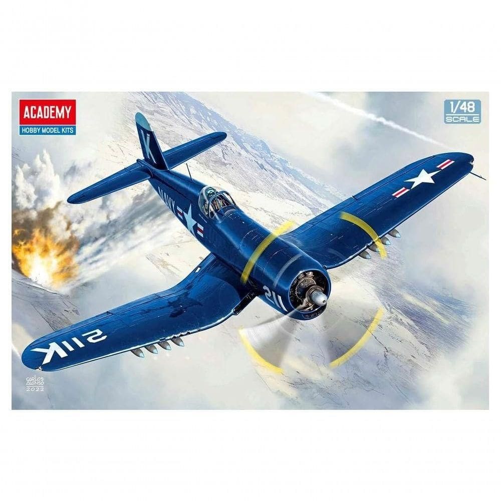 Academy 12353 1-48 F4u-4 Corsair Battle Of Lake Nagatsu - Modelo Plástico