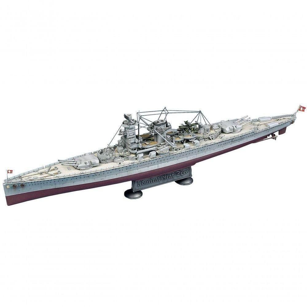 Academy Admiral Graf Spee 1-350 Modelo de Navio Com Base e Placa