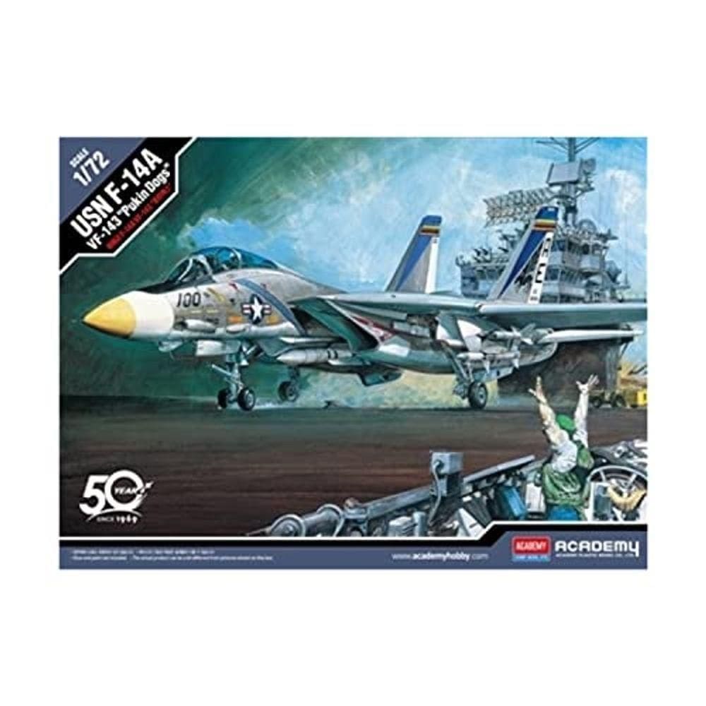 Academy 1-72 F-14a Vf-143 Pukin Dogs - Kit de Montagem Para Hobby