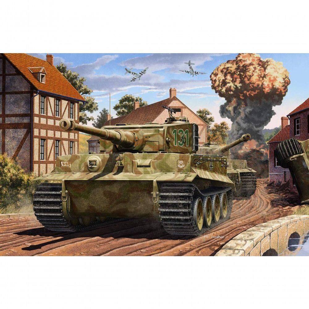 Academy Tiger-i [versão Mid] 1-35 - Kit de Modelo de Tanque Detalhado