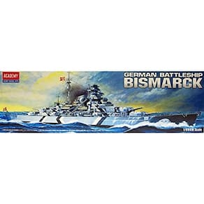 Academy Modelo Bismarck 1-800 - Navio Militar (escala 1-800) Branco
