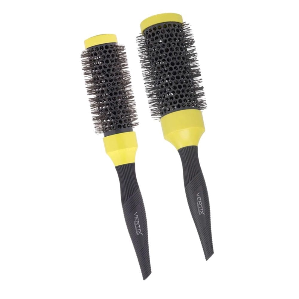 2 Escova Profissional Lime Green Cerâmica 33/43mm Vertix