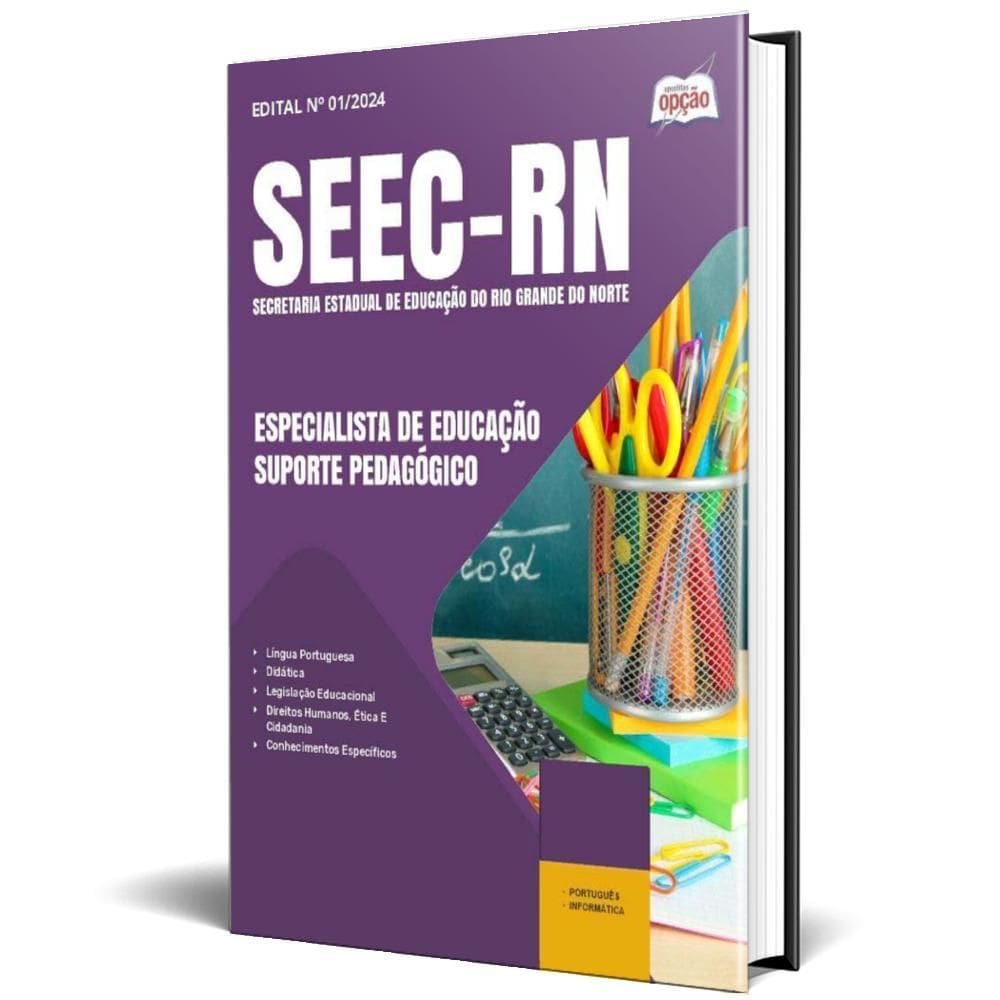 Apostila Seec Rn 2025 Especialista Educação Suporte