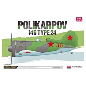 Academy Polikarpov I-16 Type 24 1-48 - Kit de Modelo Plástico