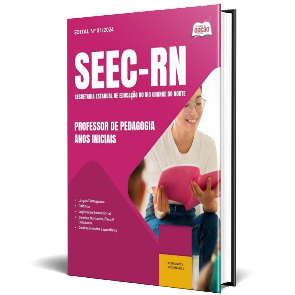 Apostila Seec Rn 2024 - Professor Pedagogia - Anos Iniciais