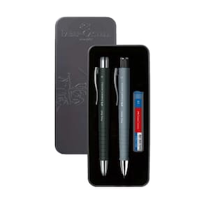 Conjunto Caneta Faber-Castell Esf + Lap 0.7Mm Poly Lata