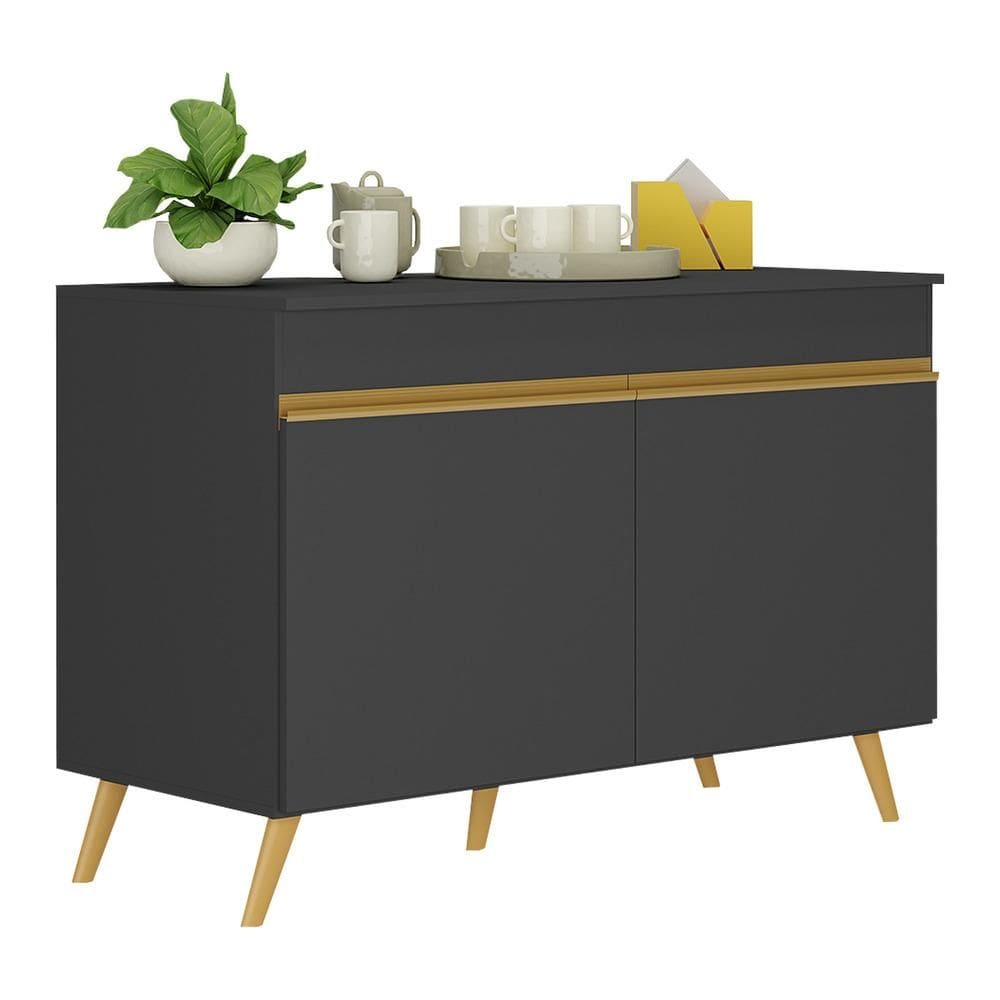 Balcão Cozinha Gabinete Pia 120cm 2 Portas Veneza Multimóveis V3738