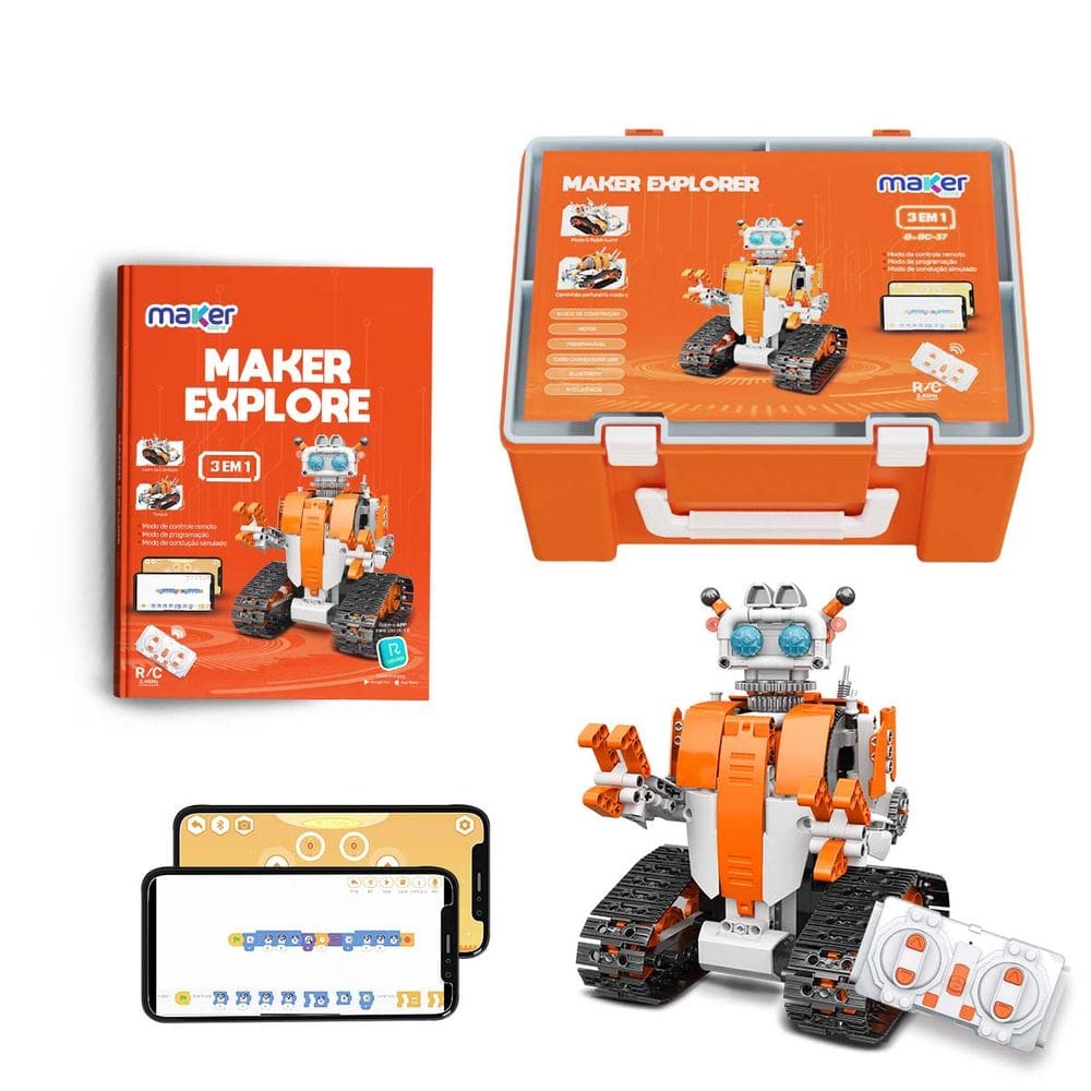 Kit Robótica Educacional Maker Explorer 3 em 1