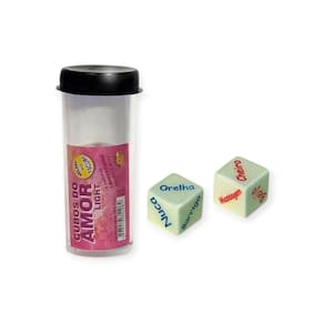 Dados Eróticos Cubos Do Amor Light Brilha No Escuro Diversão Ao Cubo Fosforescente