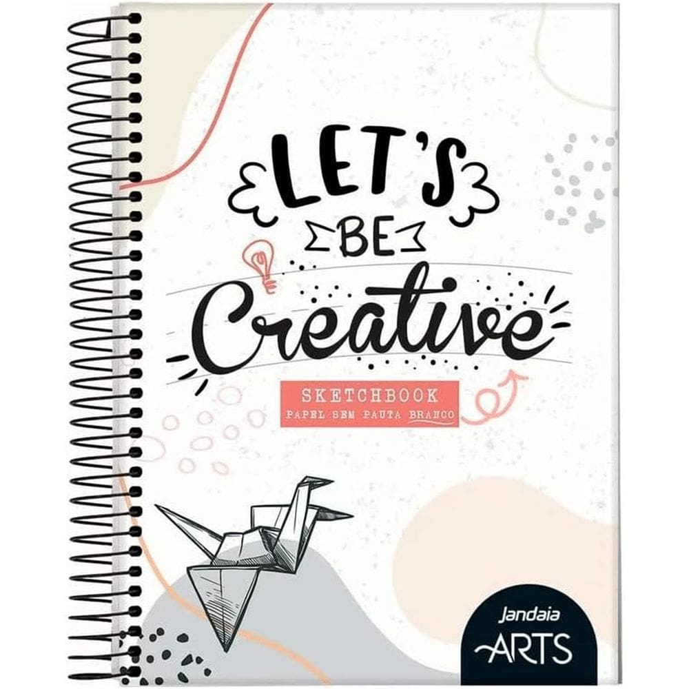 Caderno Sketchbook Espiral Jandaia Arts