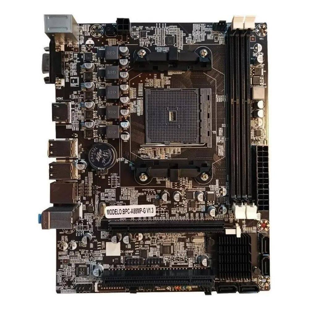 Placa Mãe Brazil Pc Bpc-A88Mp-G Fm2+ Ddr3 Hdmi Gigabit
