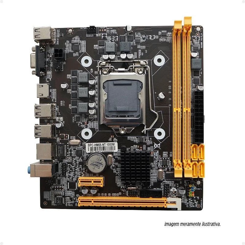 Placa Mãe 1156 Bpc-Hm55-Nt Brazil Pc