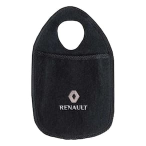 Porta Lixo Automotivo Carpete Com Logo Bordado Renault
