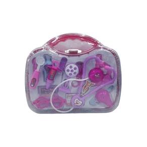 Brinquedo Maleta Médica com 14 Peças Rosa N2442550 - Quanhe
