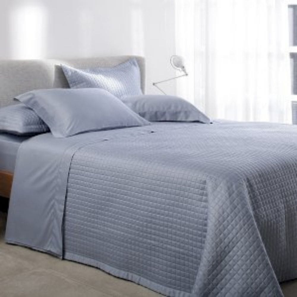 Kit Colcha Cama King 3 Peças 270 Cetim Bud Vision New Colors Azul 081