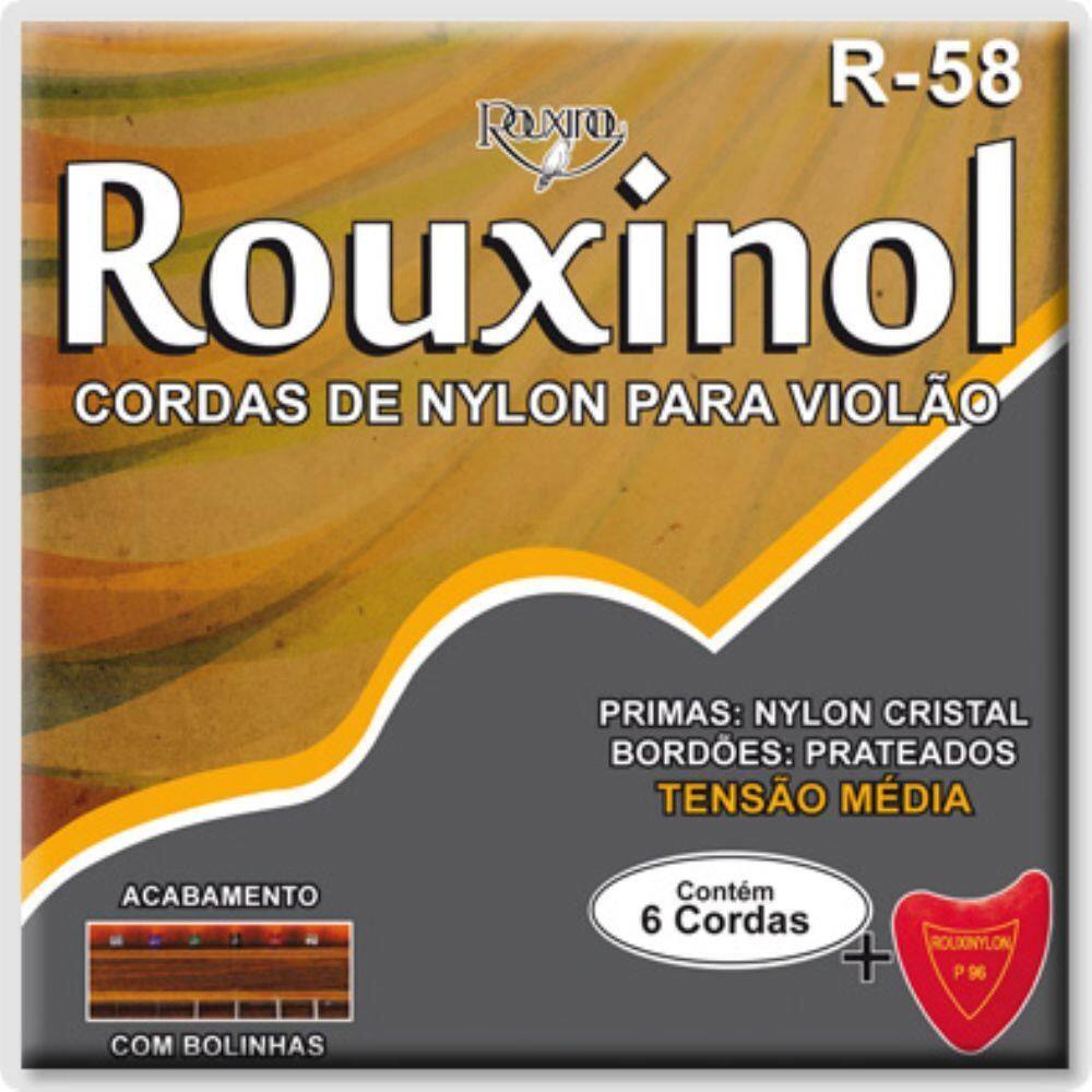 Corda Para Violão de Nylon R-58 Tensão Média - Rouxinol