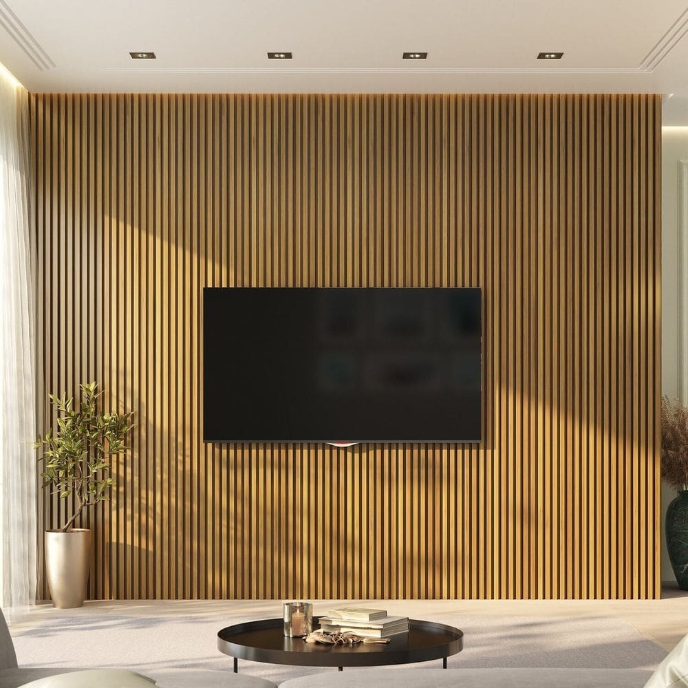 Painel Ripado de Pvc 270 Cm X 0,15cm Cerejeira