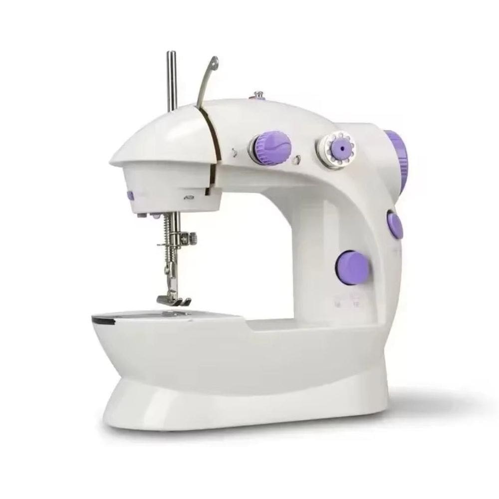 Máquina De Costura Portátil Compacta Com Led E Pedal, Bivolt