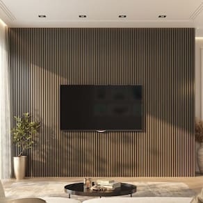 Painel Ripado de Pvc 4 Barra de 2,70m X 0,15cm Venda em 1,62m² Imbuia