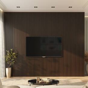 Painel Ripado de Pvc 6 Barra de 2,70m X 0,15cm Venda em 2,43m Mogno