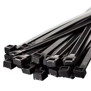 Abraçadeira De Nylon Preto 50 Uni 370mm X 7mm Cinta Plastica