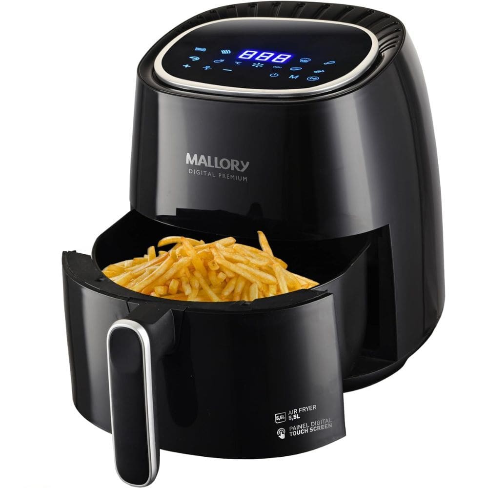Fritadeira Mallory Air Fryer Digital Premium Litros 1500W