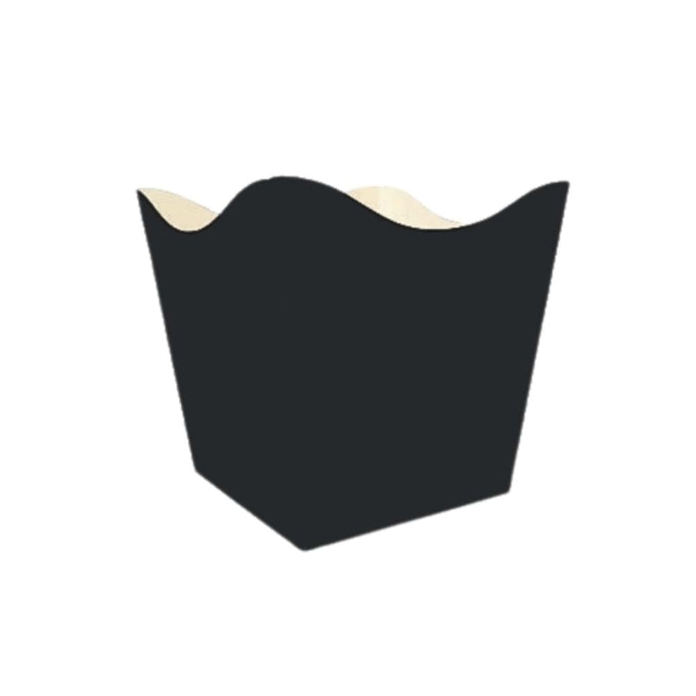 Cachepot Montado Pequeno Preto 10 Un