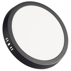 Plafon Fita Led Tramontina Redondo Sobrepor Preto 18w 4000k 1250lm Luz Neutra Tramontina