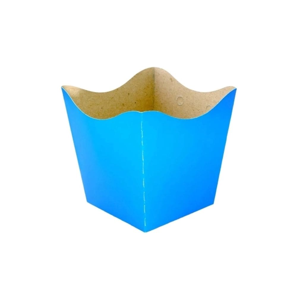 Cachepot Montado Médio Azul Escuro 10 Un