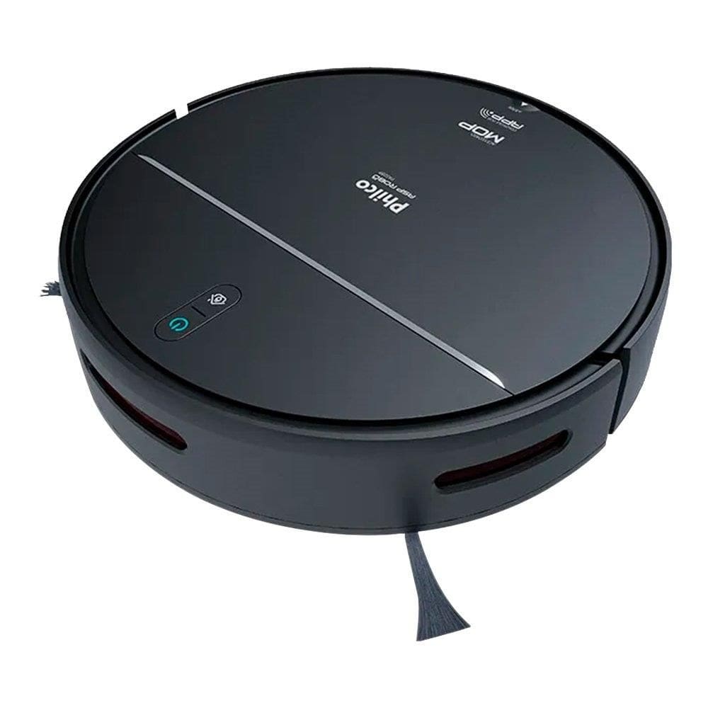 Aspirador de Pó Robô Philco PAS28P Mop | App, Filtro Hepa, Sensor Antiqueda, Preto, Bivolt
