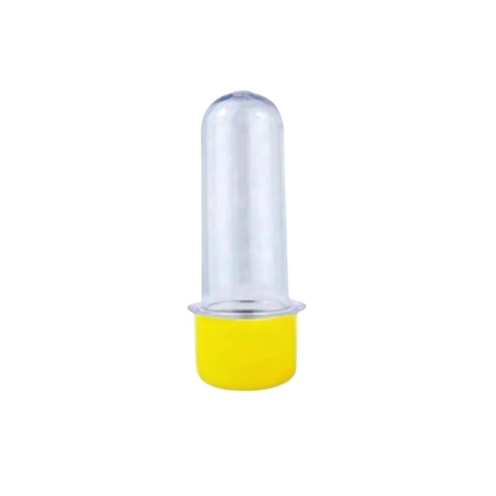 Tubete Mini Amarelo 8cm 10 Un