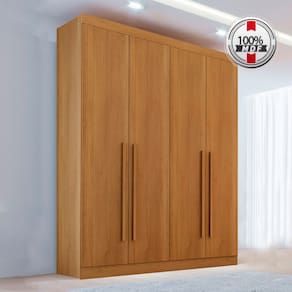Guarda Roupa Solteiro 4 Portas 3 Gavetas