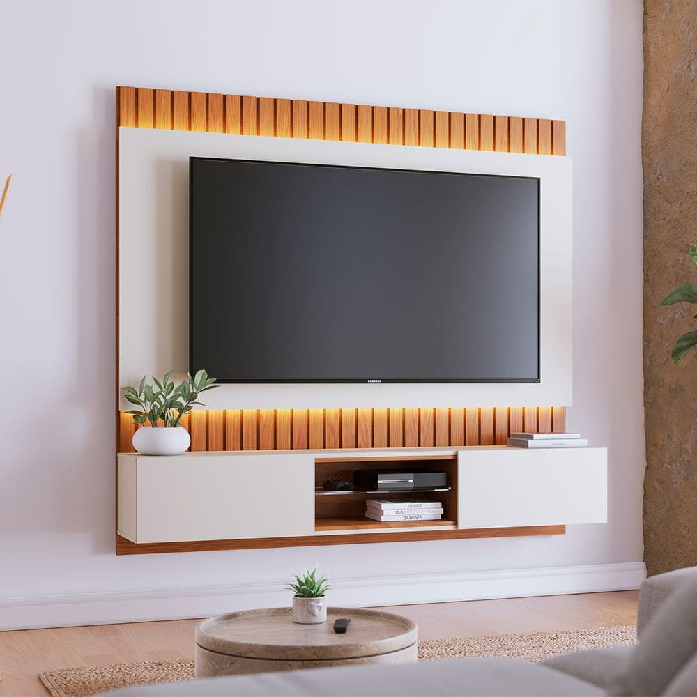 Painel Home Suspenso para TV até 70&quot; Cinema em Casa