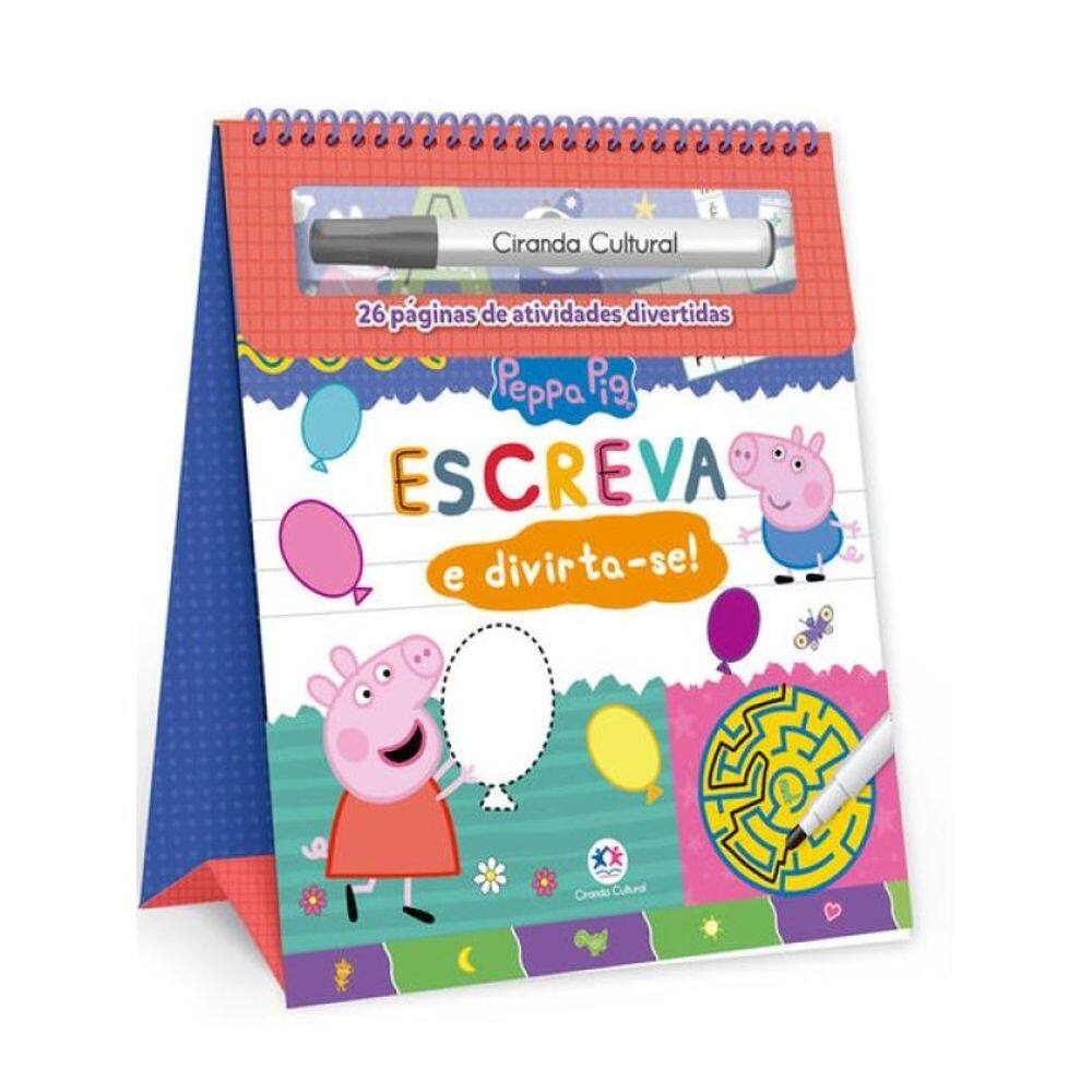 Peppa Pig - Escreva E Apague Espiral
