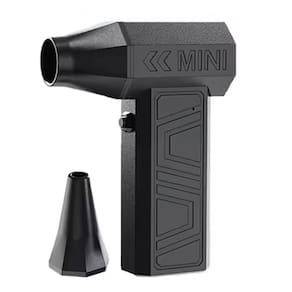 Mini Soprador Turbo Jet Fan 90.000 RPM 3 Velocidades USB Bateria Recarregavel Sem Fio Limpa Computador Teclado Acende Fogo Churrasqueira