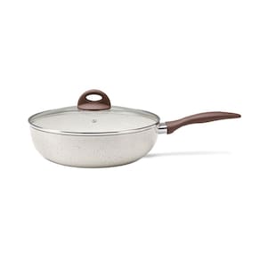 Panela Frigideira Brinox Indução Wok Com Tampa 3,4L