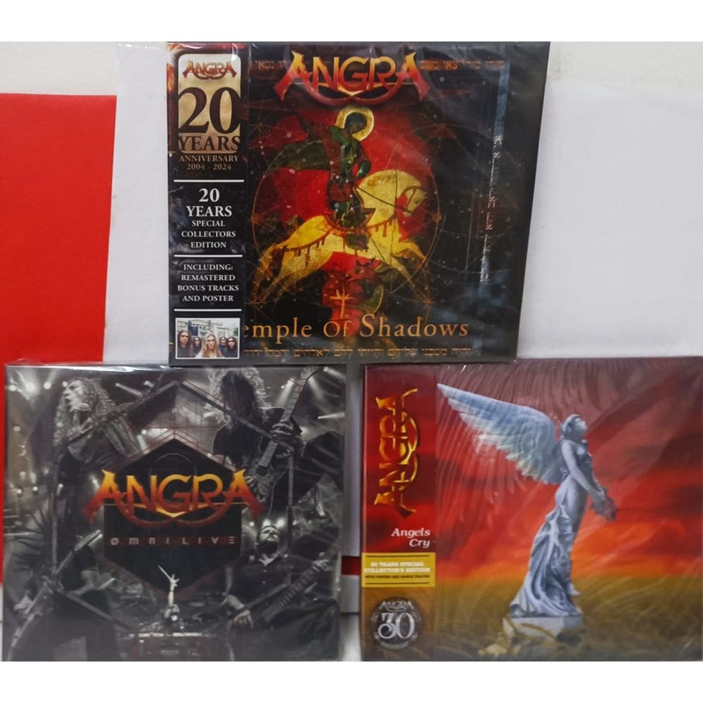 CD Angra – Angels Cry ED 30 Anos/ Temple Of /Omni Live 3CDS
