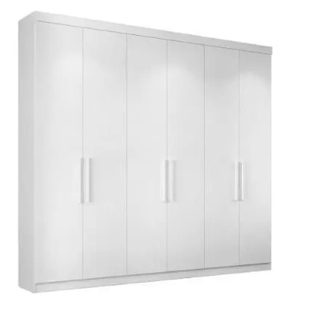 Guarda Roupa Ph1707 Cor Branco S/ Espelho Com Pe - Herval