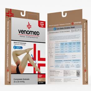 Meias Compressão 20 A 30Mmhg Aberta 7/8 Venomed Tromb2100