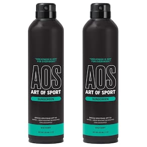 Spray de proteção solar Art of Sport SPF 50 UVA/UVB 207ml, pacote com 2
