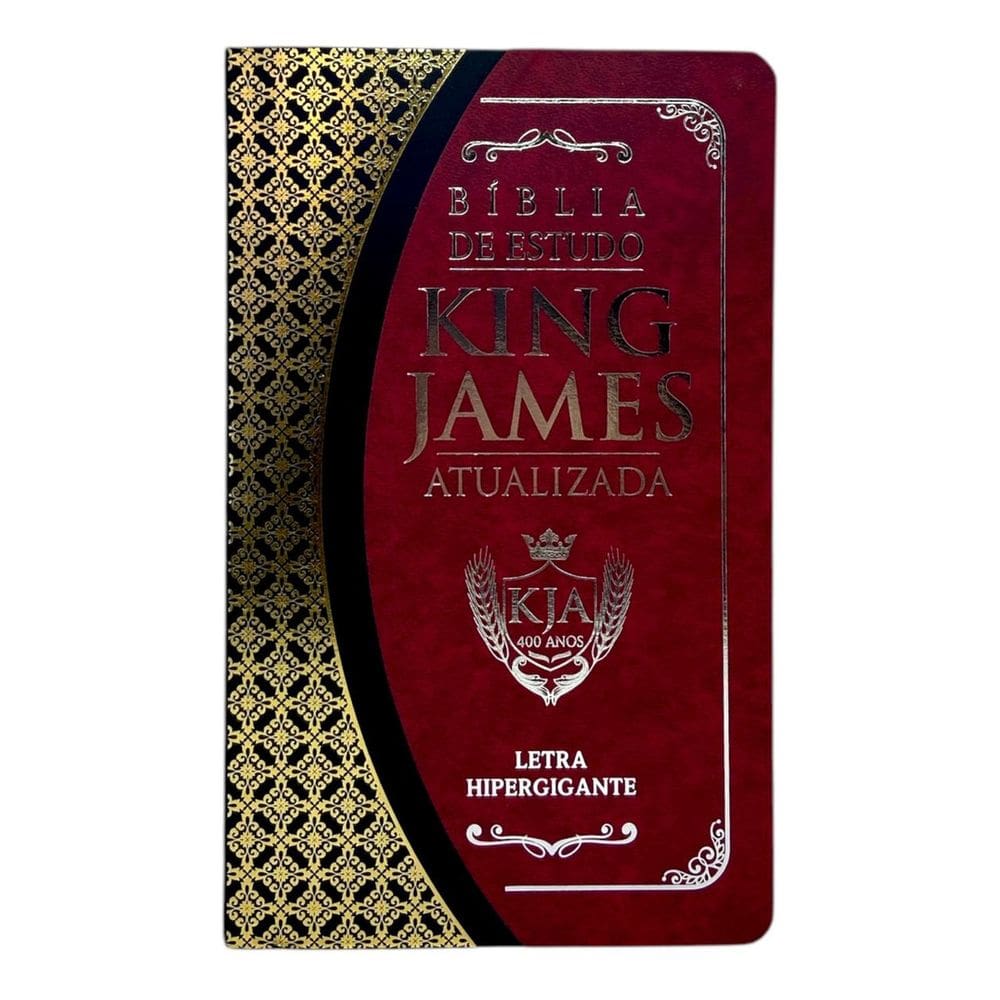 Bíblia King James De Estudo Atualizada Kja Letra Hipergigante + Índice Pentecostal Batista Assembleia Universal