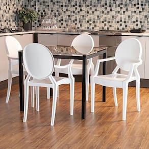Conjunto 8 Cadeiras Wind Plus 56,3x53,9x92,5 Cm Branco