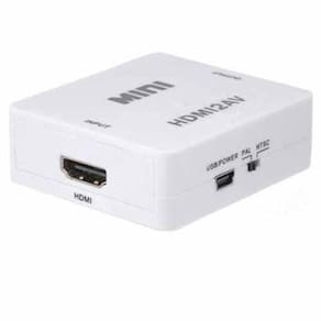 Conversor HDMI para 3RCA - 1080p - NTSC/PAL - Plug and Play