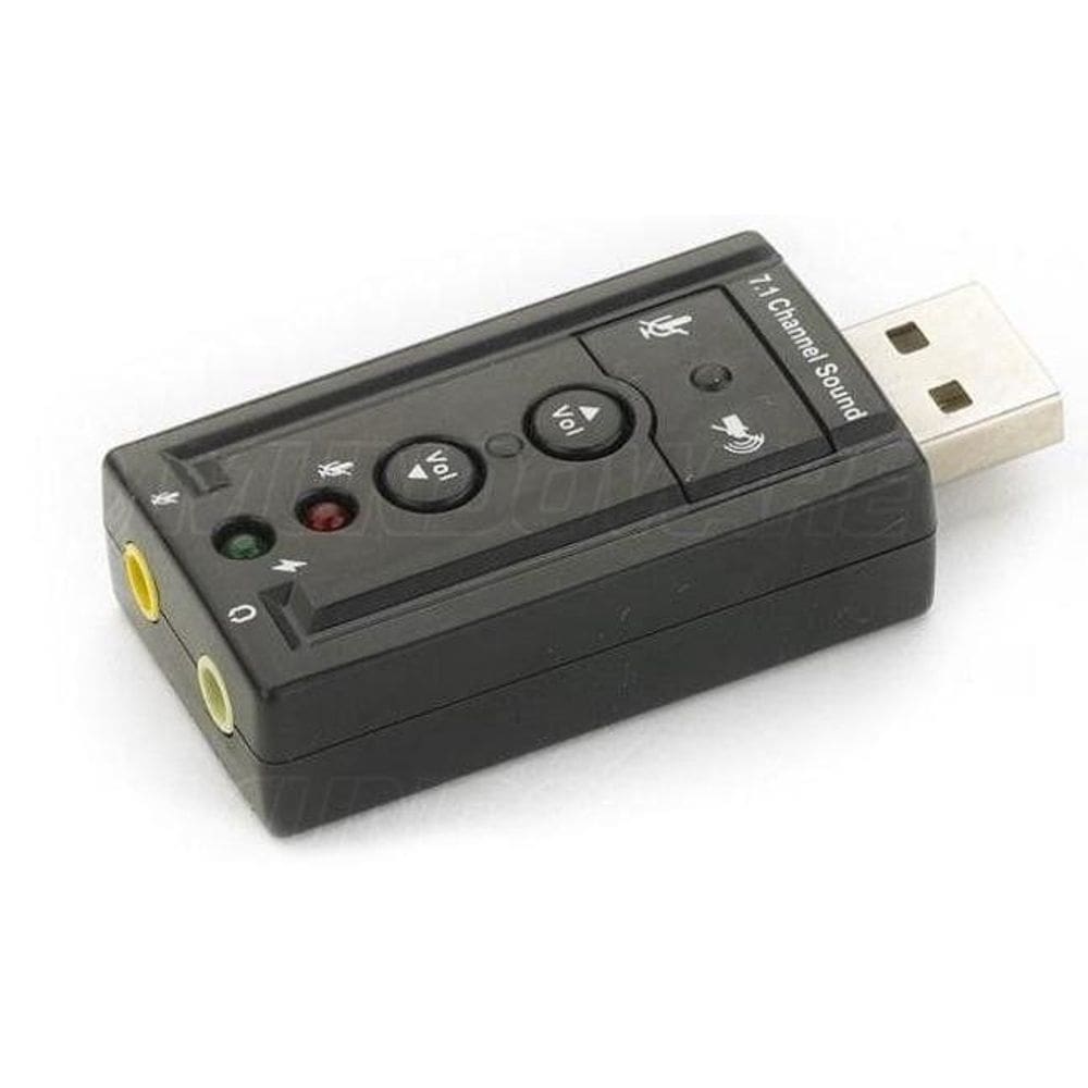 Adaptador De Som Usb 2.0 Externo 7.1 Canais Usom-10 Exbom