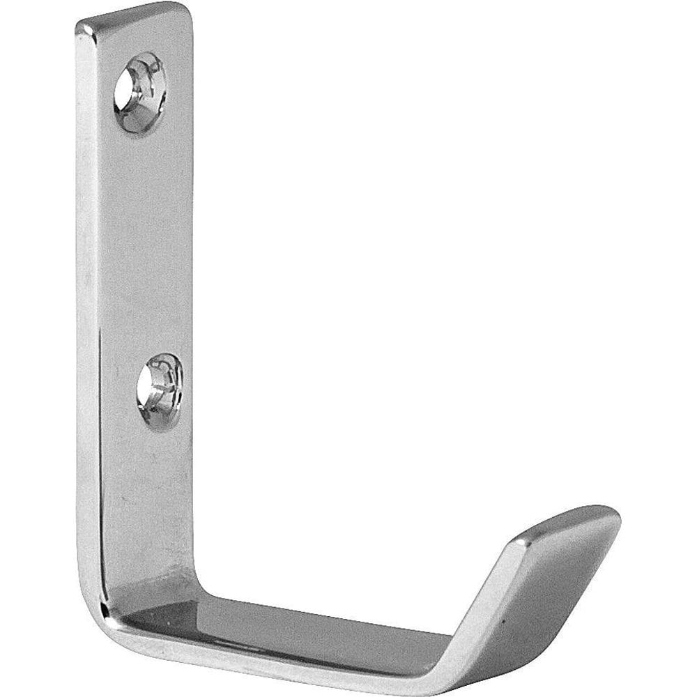 Cabide Gancho Parede Cromado 6Cm - Organização Prática