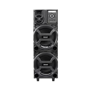 Caixa de Som Amplificada 1400W RMS LED Bivolt Preto 1402  Amvox